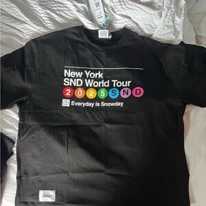 SnowDay Black NYC Metro SS Tee Limited Edition Size XXL
